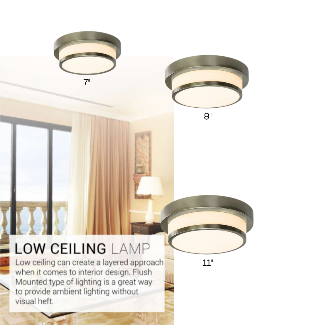 Low Ceiling Lamps