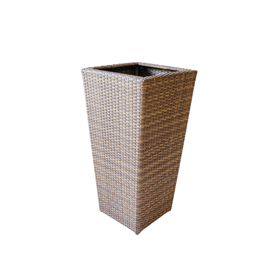 Negra Planter, Resin Cane & Metal Frame - Choco Latte 7MM (3pcs. Set)