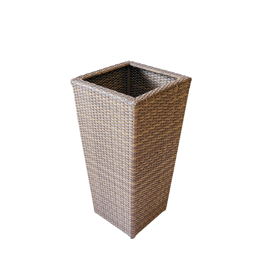 Negra Planter, Resin Cane & Metal Frame - Choco Latte 7MM (3pcs. Set)