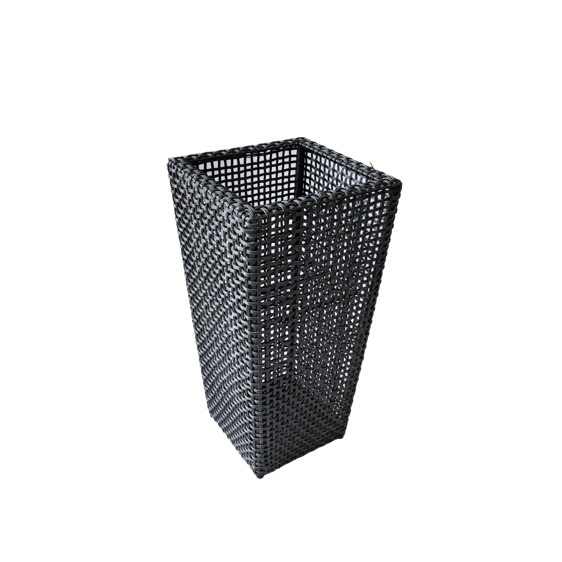 Negra Planter, Resin Cane & Metal Frame - Coco Palm 3pcs/set