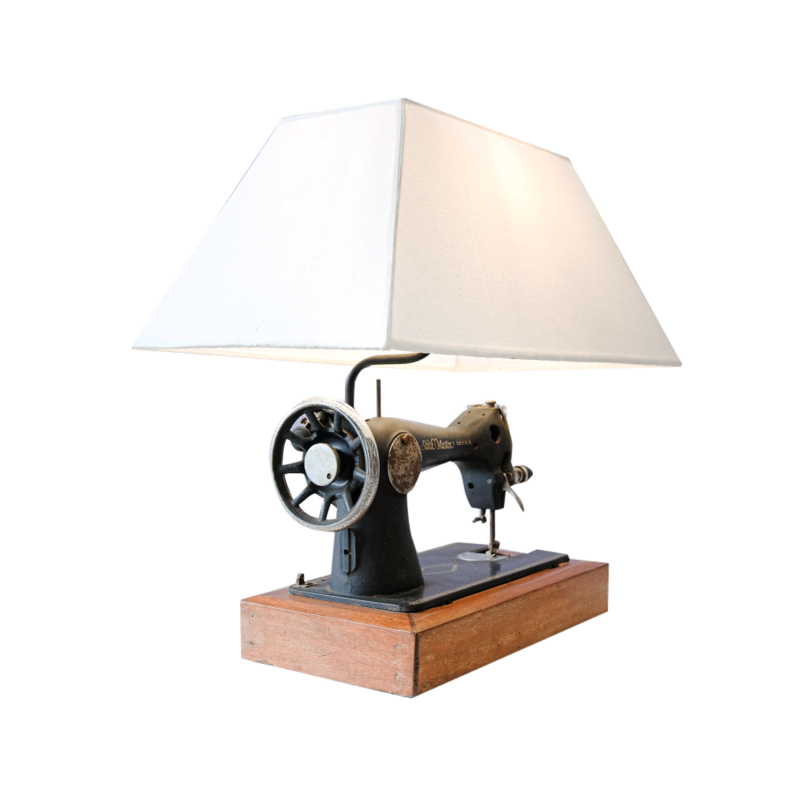 Antique Sewing Machine Lamp