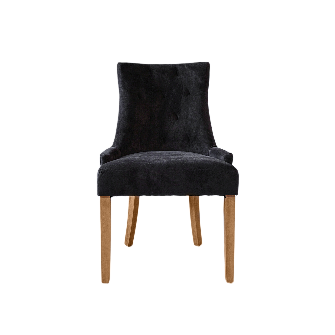 Blommart chair (BLACK W/ WOOD LEGS)