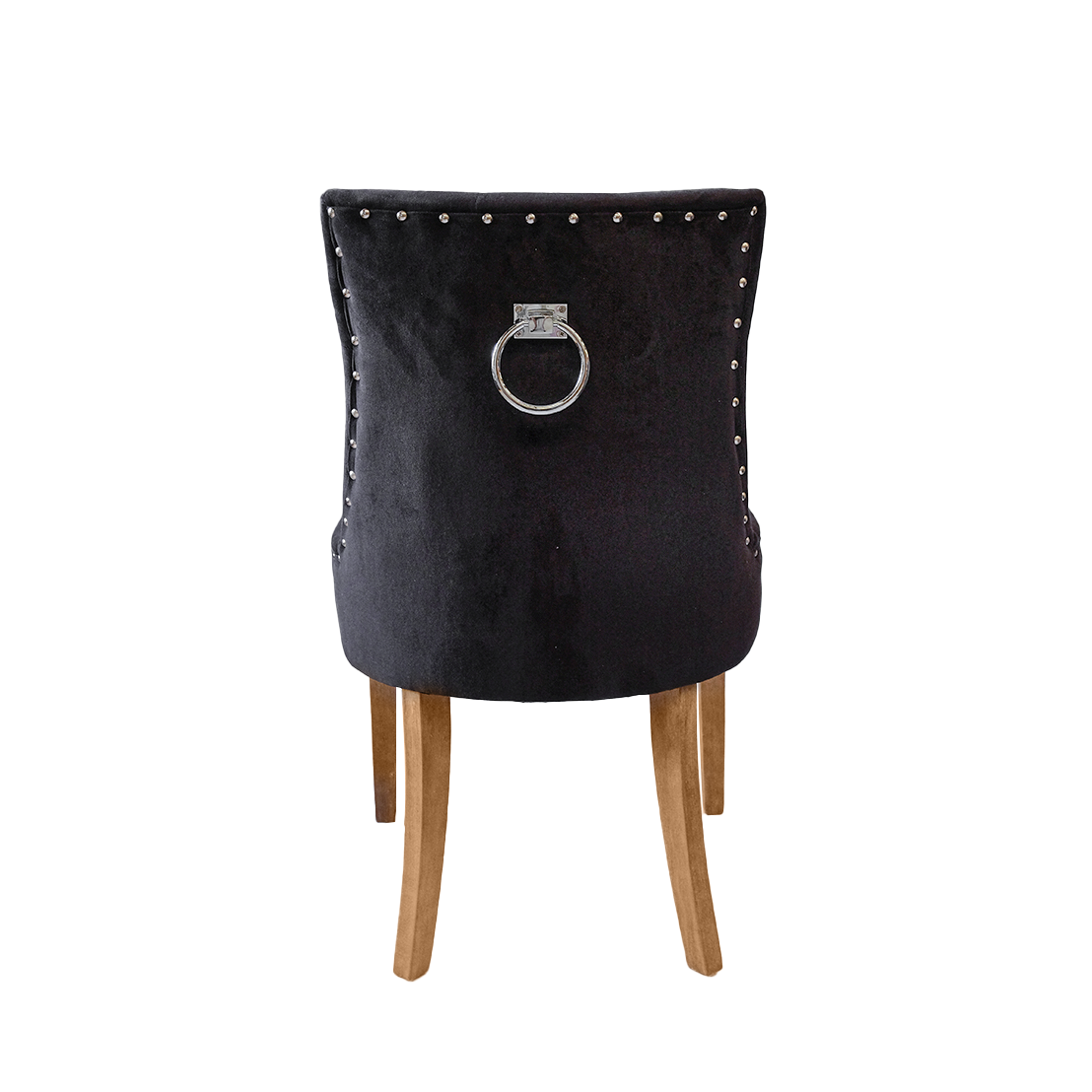 Blommart chair (BLACK W/ WOOD LEGS)