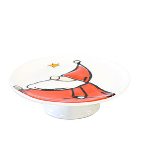 Cake Holder White Red Urban Lifestyle