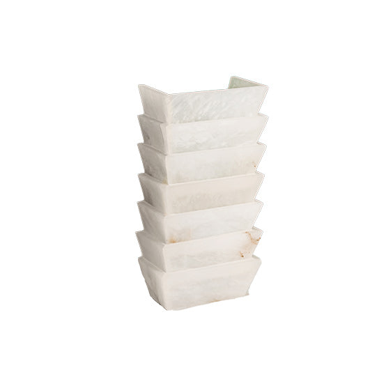 Cello White Marble Wall Lamp