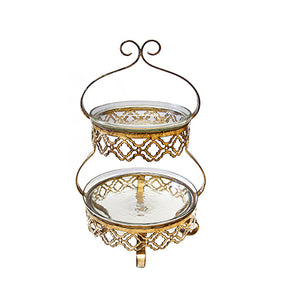 Charlotte 2 Tier Cake Holder Urban Lifestyle