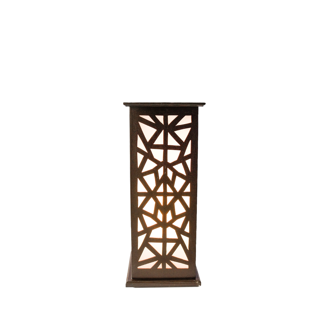 Emily Matrix 2Ft Stand Lamp - Brown