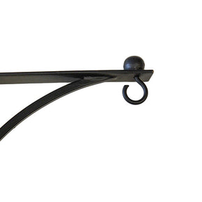 Wall Bracket With Hook Black Urban Lifestyle