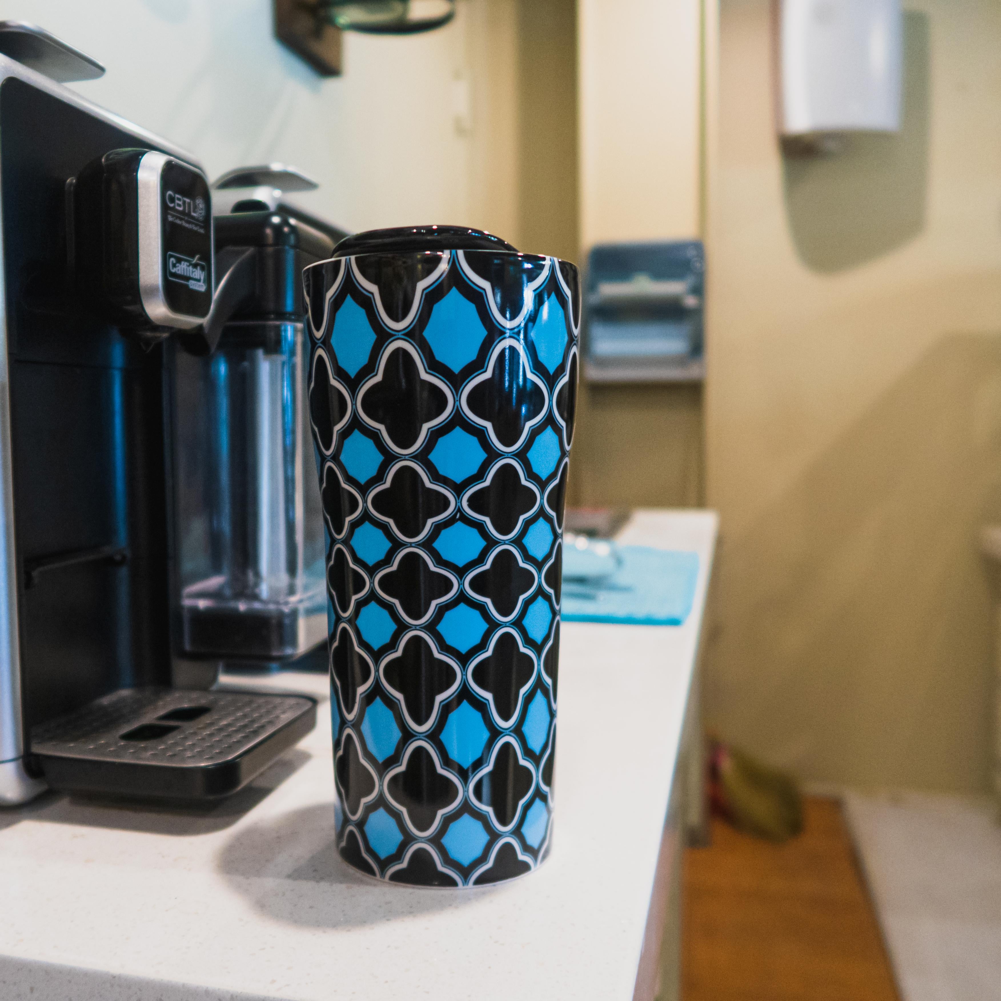 Janis Blue Travel Mug