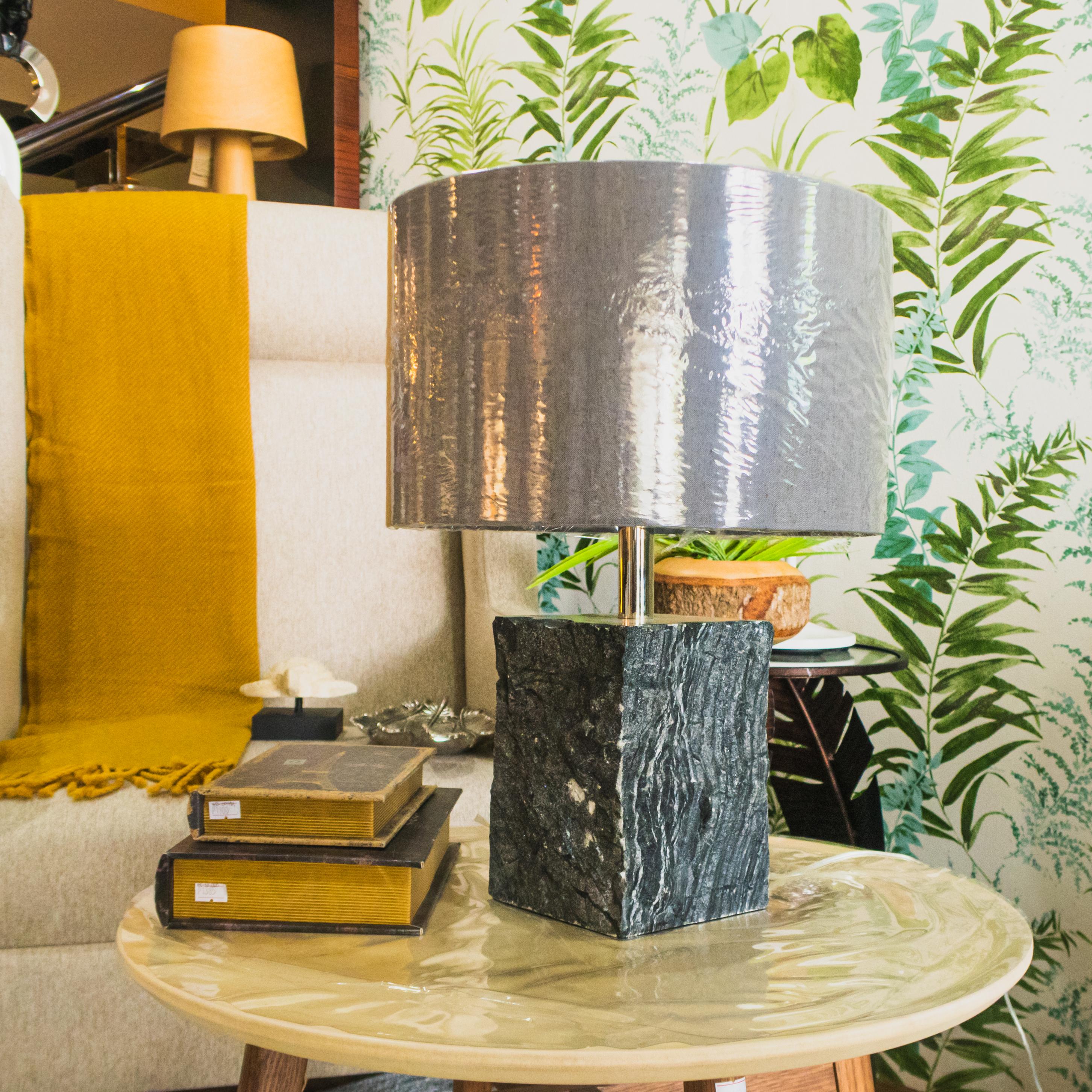 Black Onyx Table Lamp