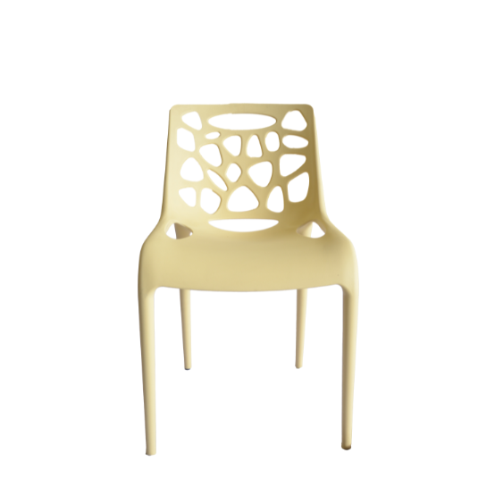 Jenny Plastic Outdoor Chair - Yellow