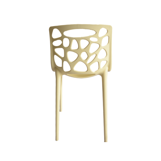 Jenny Plastic Outdoor Chair - Yellow