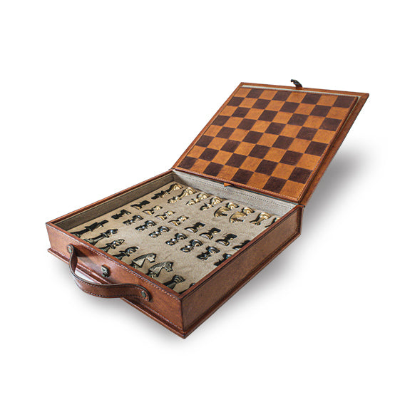 Kingston Leather Chess Set