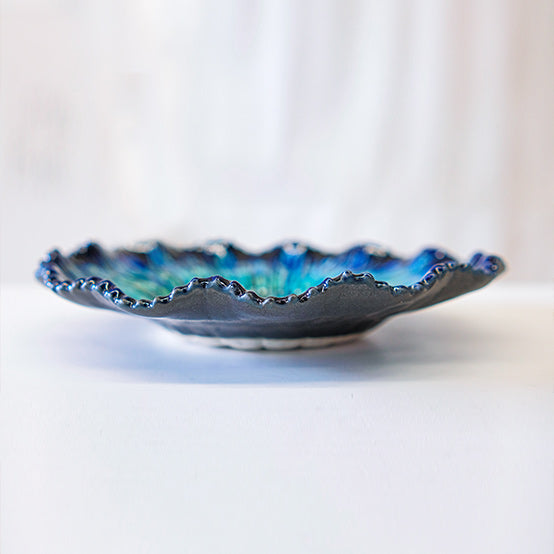 Lotus Plate Blue