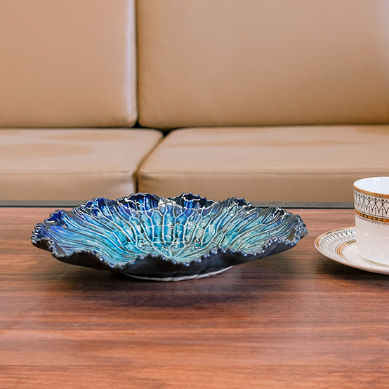 Lotus Plate Blue