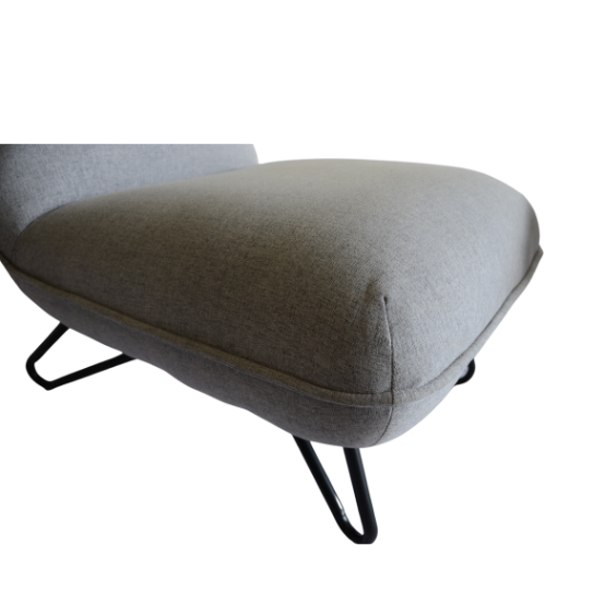 Megan - Coffee Table Set Grey Fabric