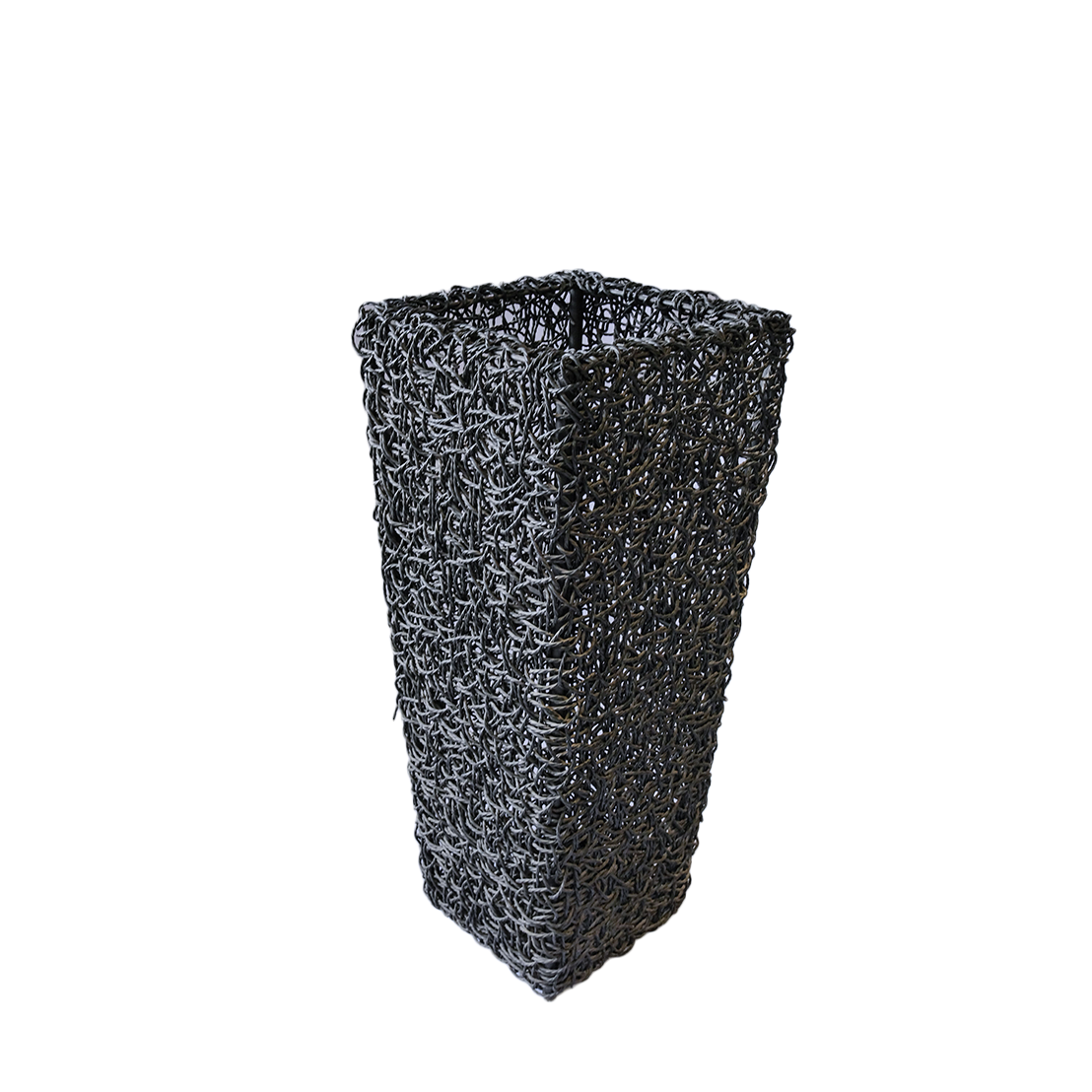 Negra Planters, Resin Cane & Metal Frame - Dark Golden Crown (3pcs. Set)