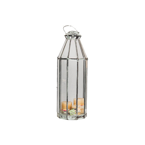 Olive-Antiquegreen Candle Lantern