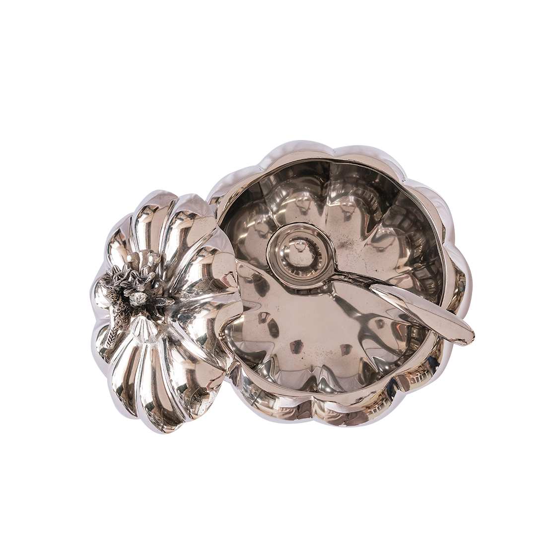 Pumpkin Candy Holder-Silver