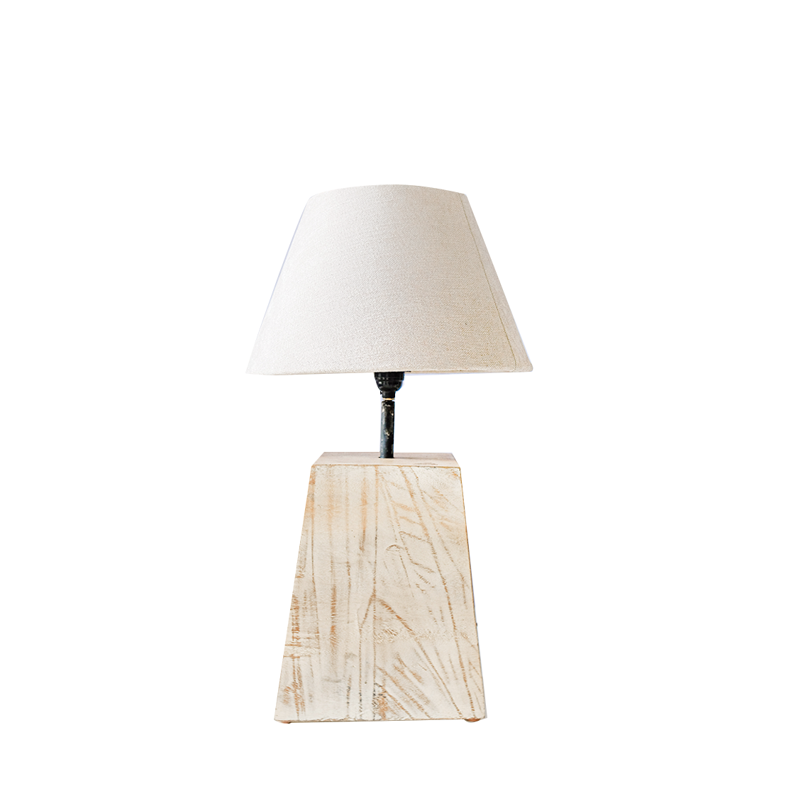Pyramid - Table Lamp, Mahogany Wood