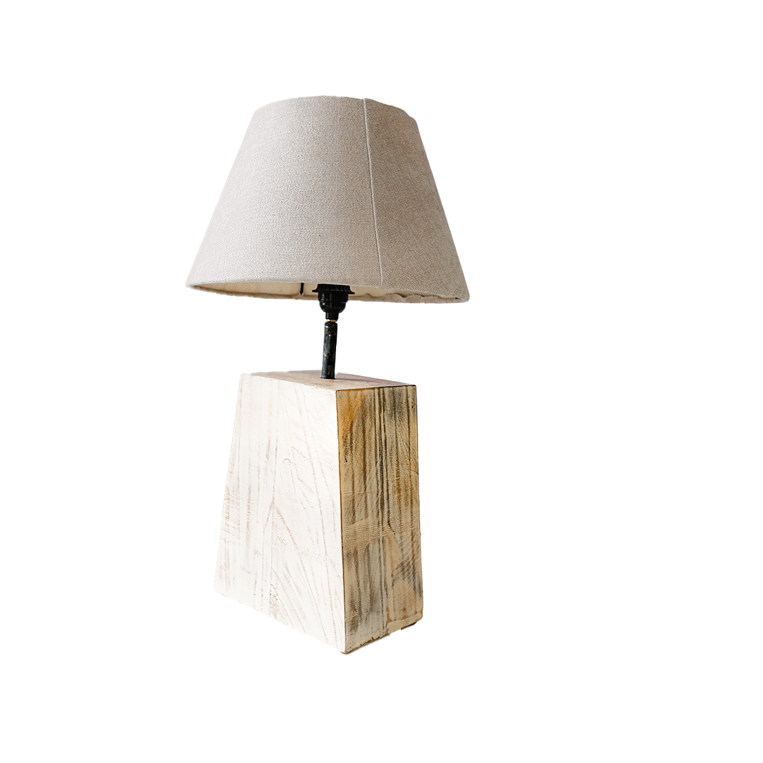 Pyramid - Table Lamp, Mahogany Wood