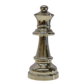 Queen Chess Metal Home Decor Silver Medium Urban Lifestyle