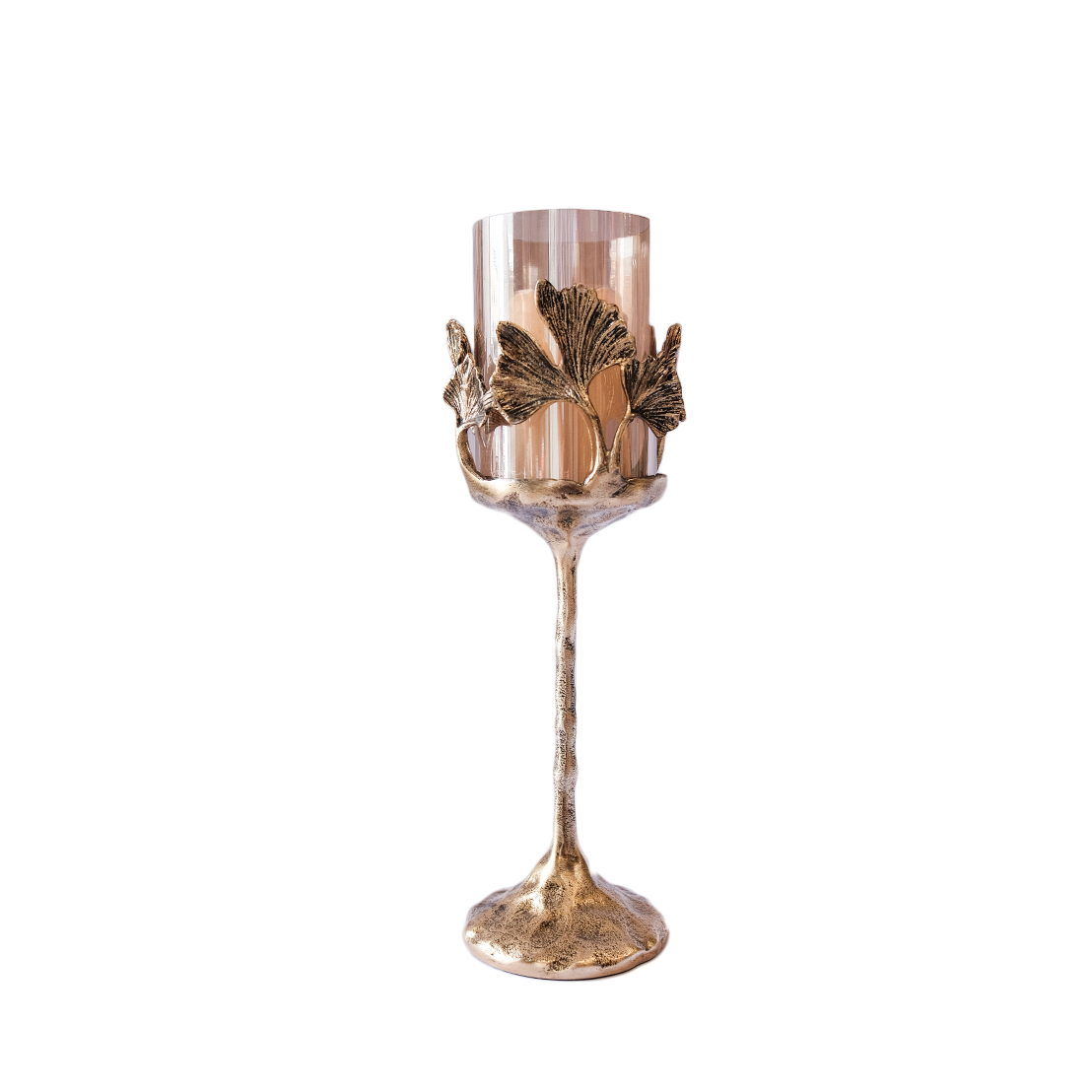 Rossy Candle Holder - Big-Antique Gold