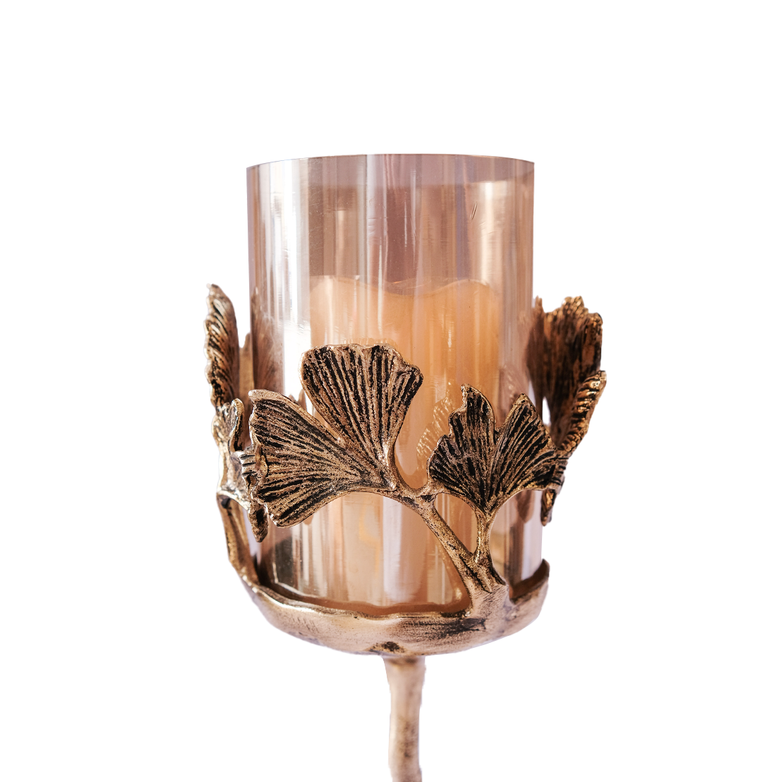 Rossy Candle Holder - Big-Antique Gold