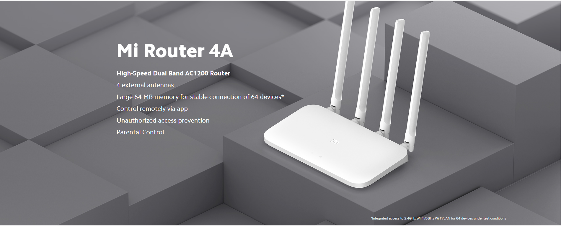 XIAOMI Mi Router 4A Giga Version Up To 1.1GBPS