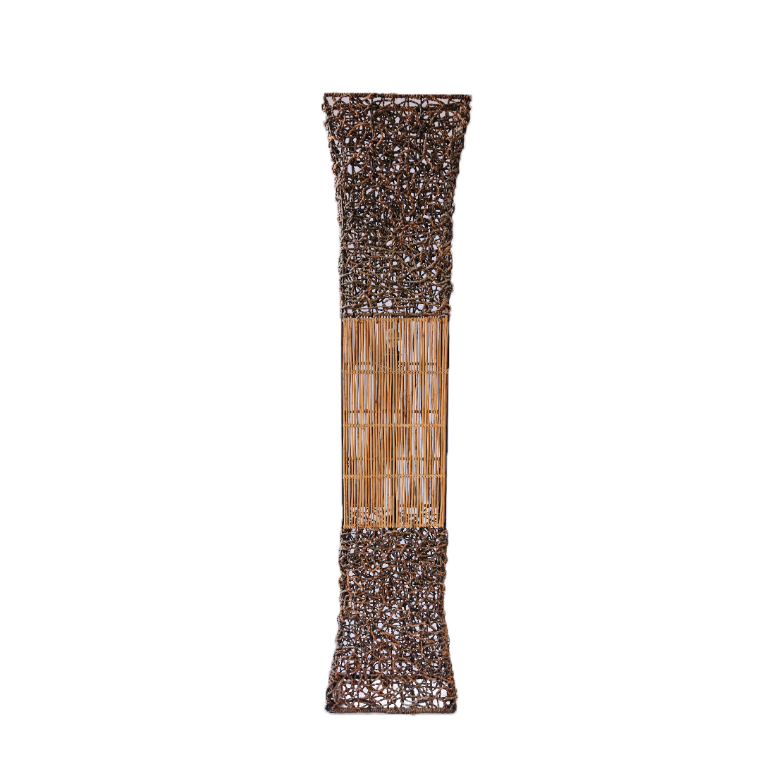 Tejido Tall Floor (Abaca Weave Stand Lamp with Mid Resin)