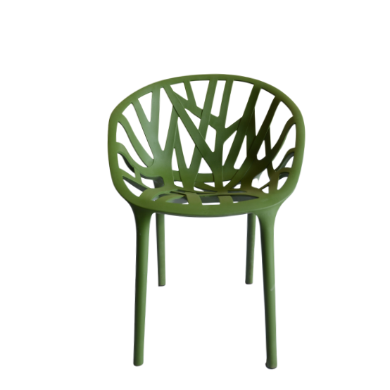 Xandra Plastic Outdoor Chair - Green