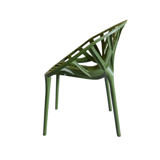 Xandra Plastic Outdoor Chair - Green