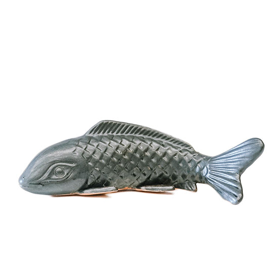 Black Ceramic Koi Fish