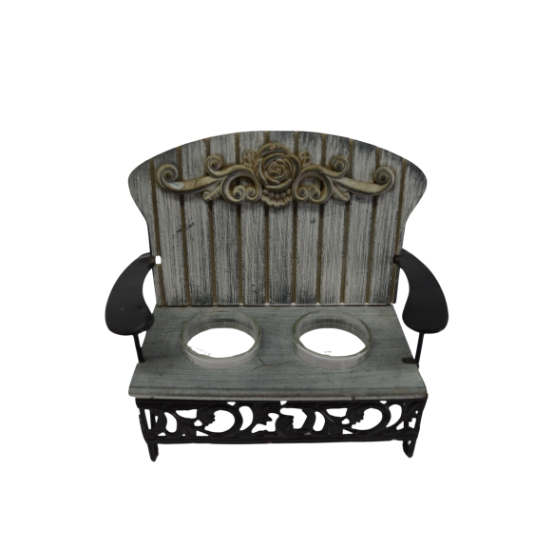 Metal 2 Seater Candle Holder