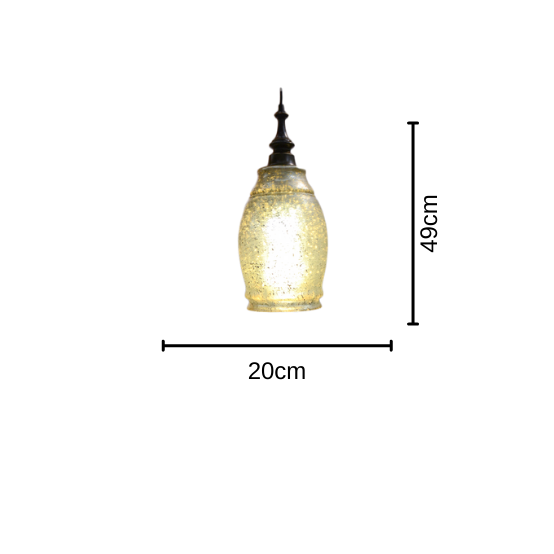 Avila Pendant Hanging Light (Rustic Silver)