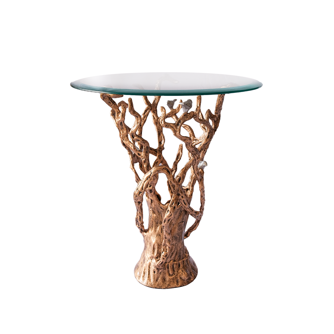Willow Table-Antique Gold