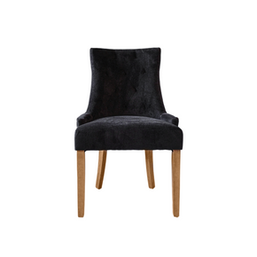 Blommart chair (BLACK W/ WOOD LEGS) Urban Lifestyle