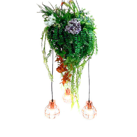 hanging gardenia plant Gardenia Hanging Plant with lights Urban Lifestyle