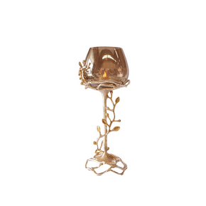 Essa Votive Candle Holder - Small-Silver/Gold Urban Lifestyle
