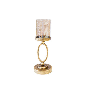 Perron Candle Holder Small Antique Gold Urban Lifestyle