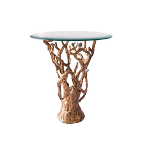 Willow Table-Antique Gold Urban Lifestyle